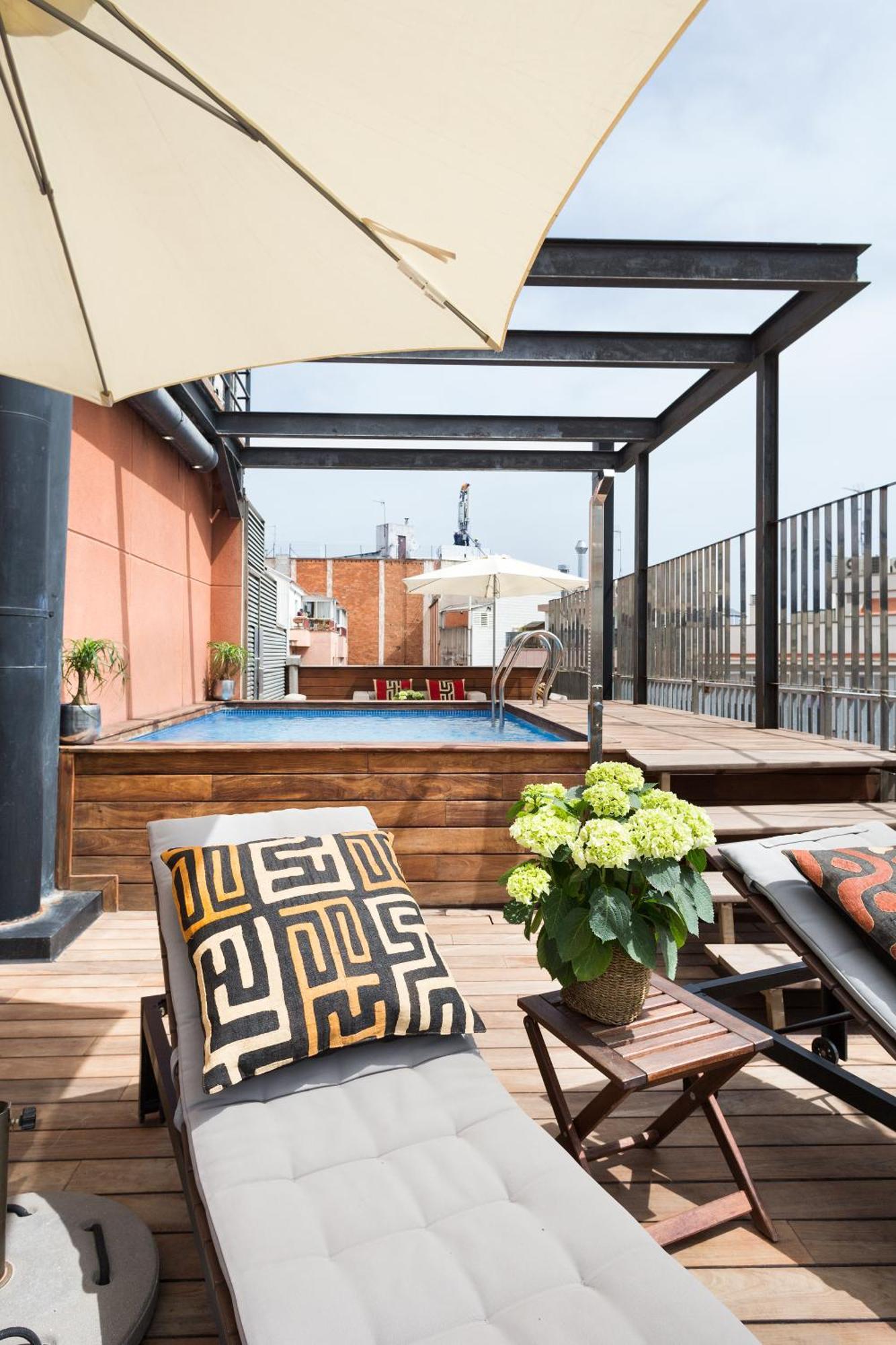 Apartment Barcelona Rentals - Pool Terrace In City Center الغرفة الصورة